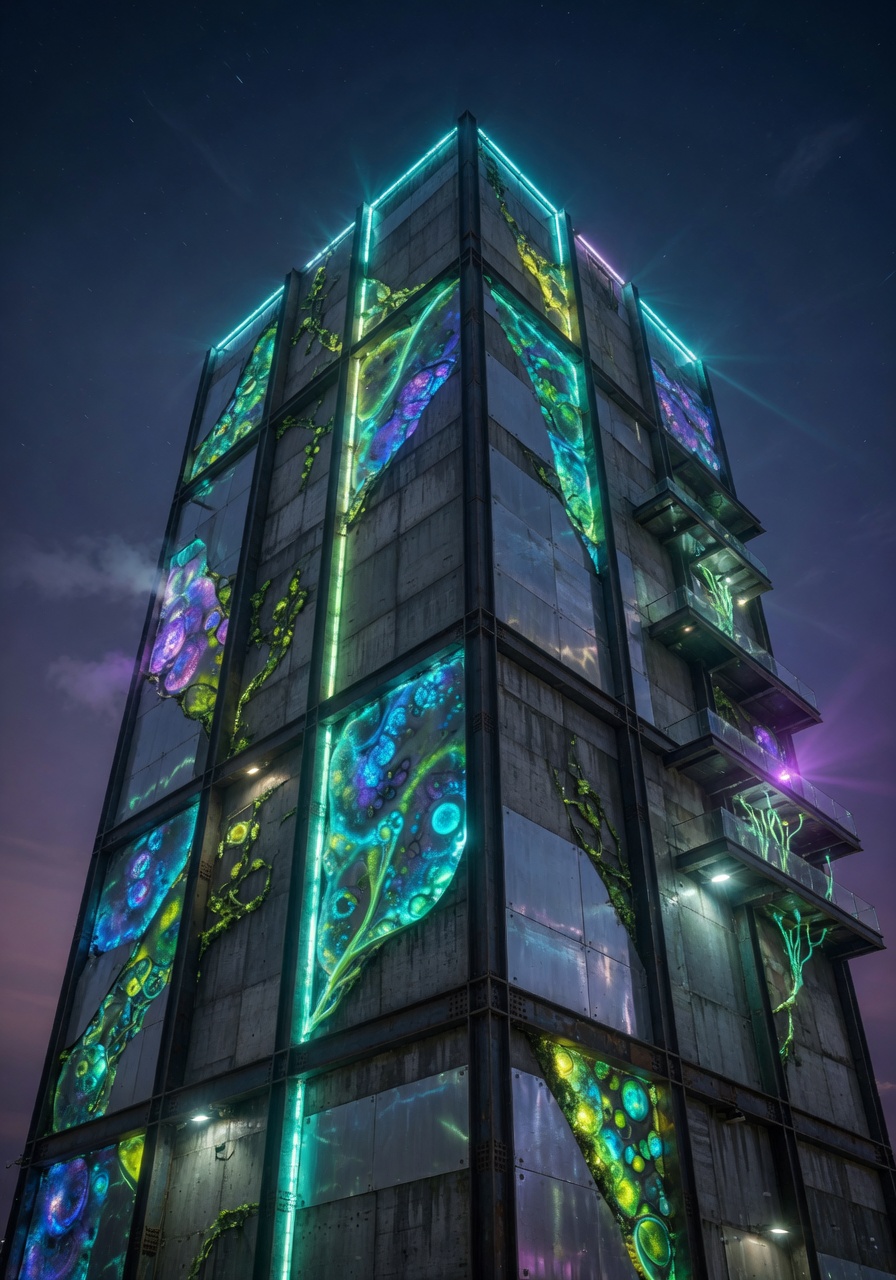 Bioluminescent Dreams in Concrete and Steel