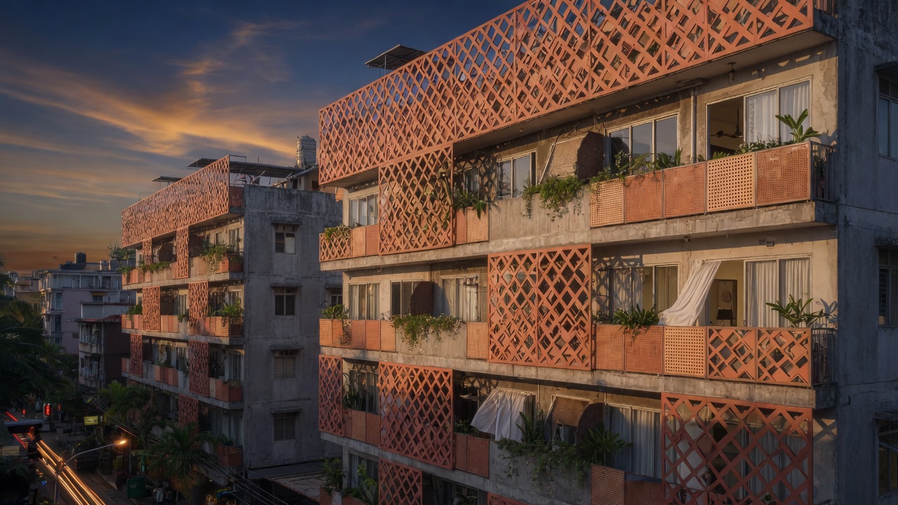 Lattice Screens Reawakening Airflow