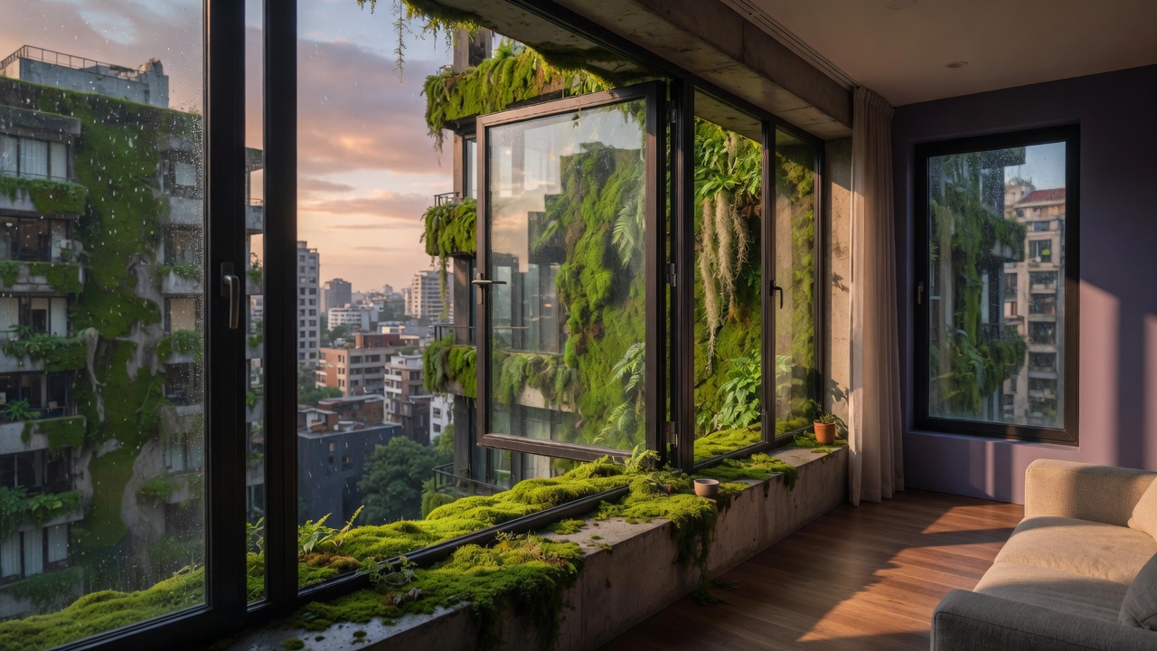 Windows That Open onto Moss and Moving Air
