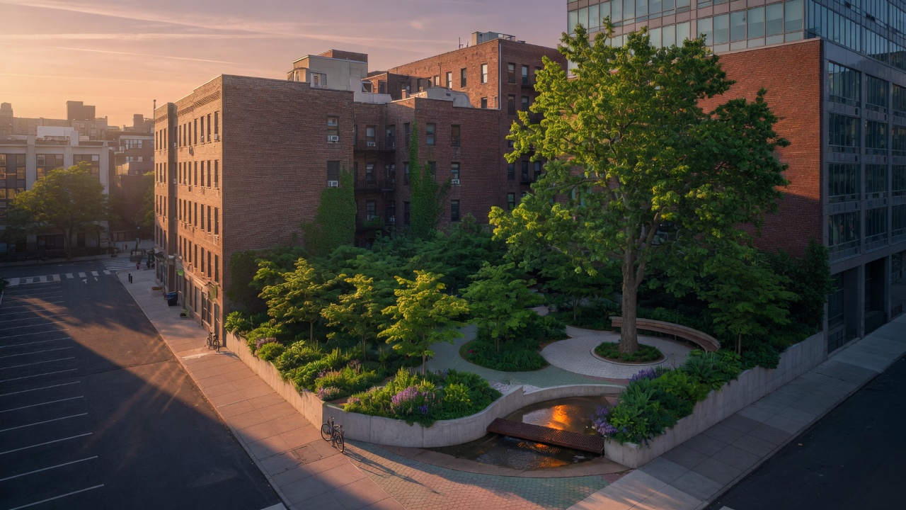 Micro Parks Shifting City Temperatures