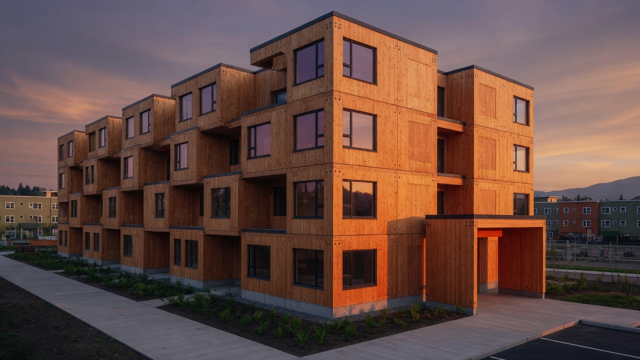 Laminated Fir in Modest Blocks