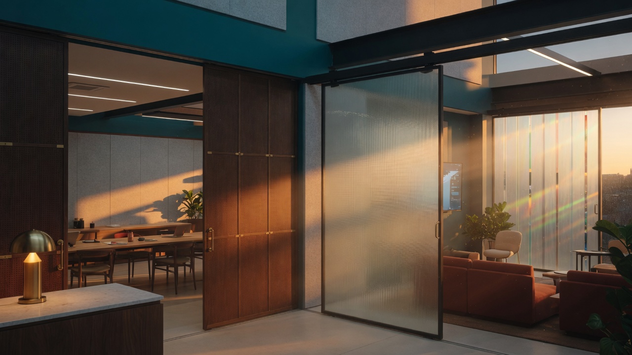 Partitions That Slide and Light That Travels