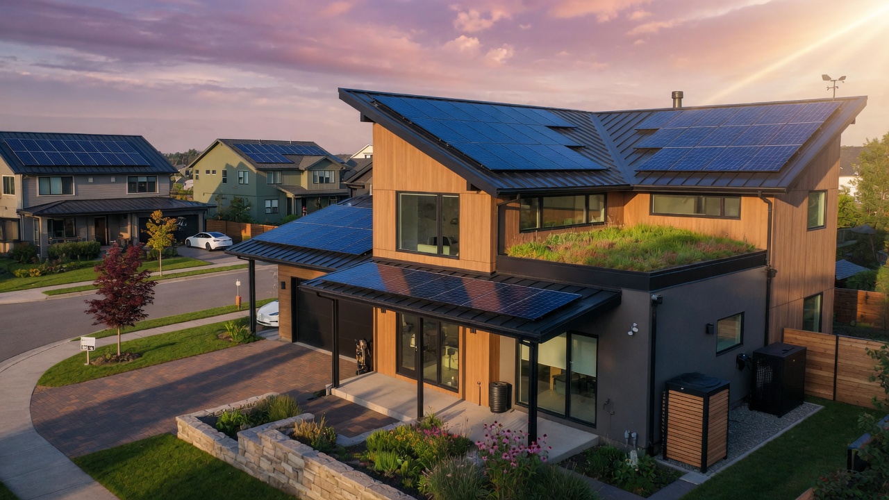Houses That Harvest Their Own Balance