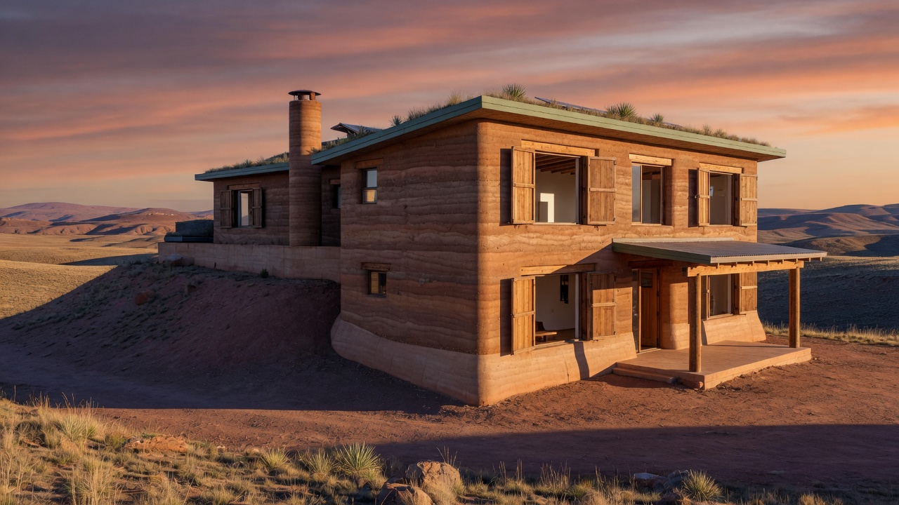 Rammed Earth Homes Rooted in Place