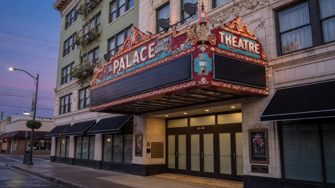 Old Theater Marquees Above New Doorways