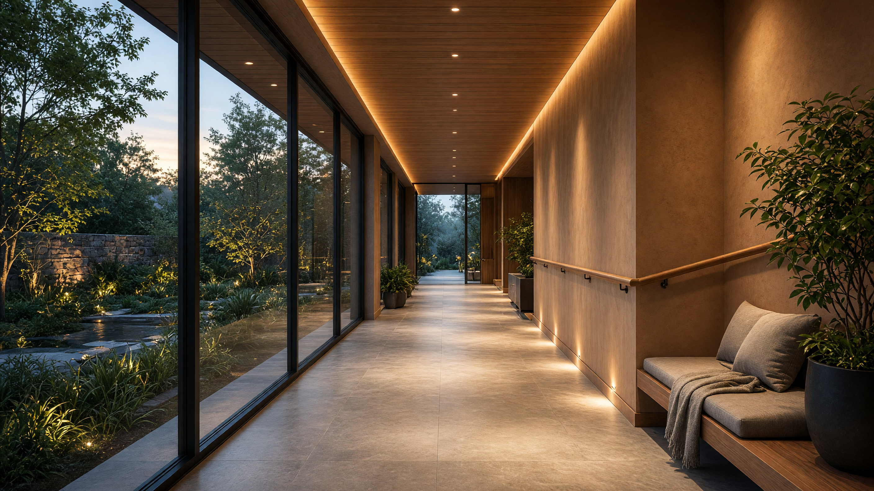 Corridors Wide Enough for Slow Walking