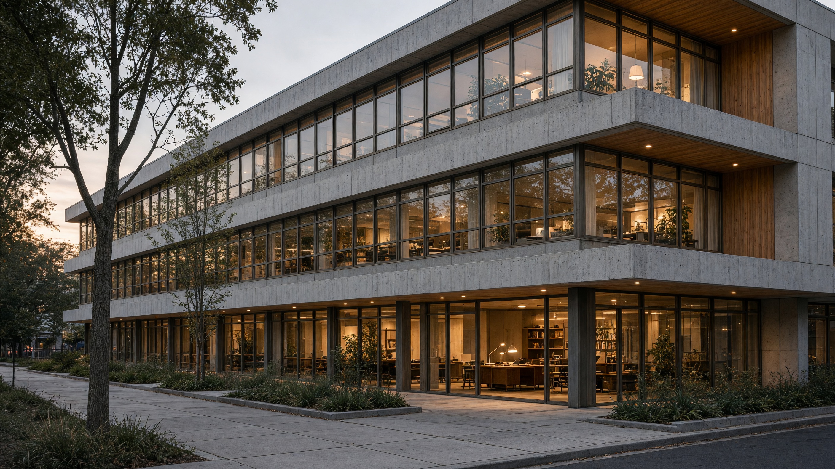Mid-Century Office Buildings Repurposed as Hybrid Live-Work Lofts