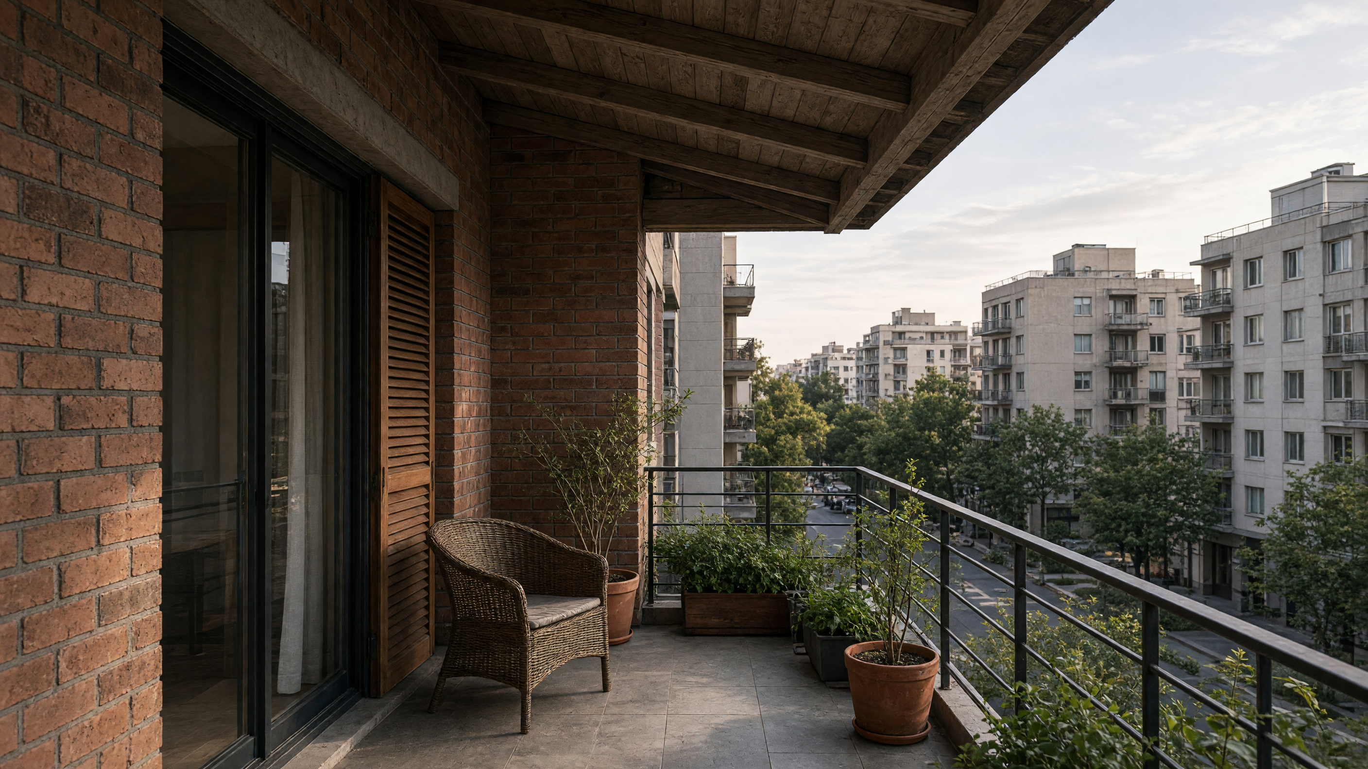 Porch-Style Balconies for Urban Apartment Cooling